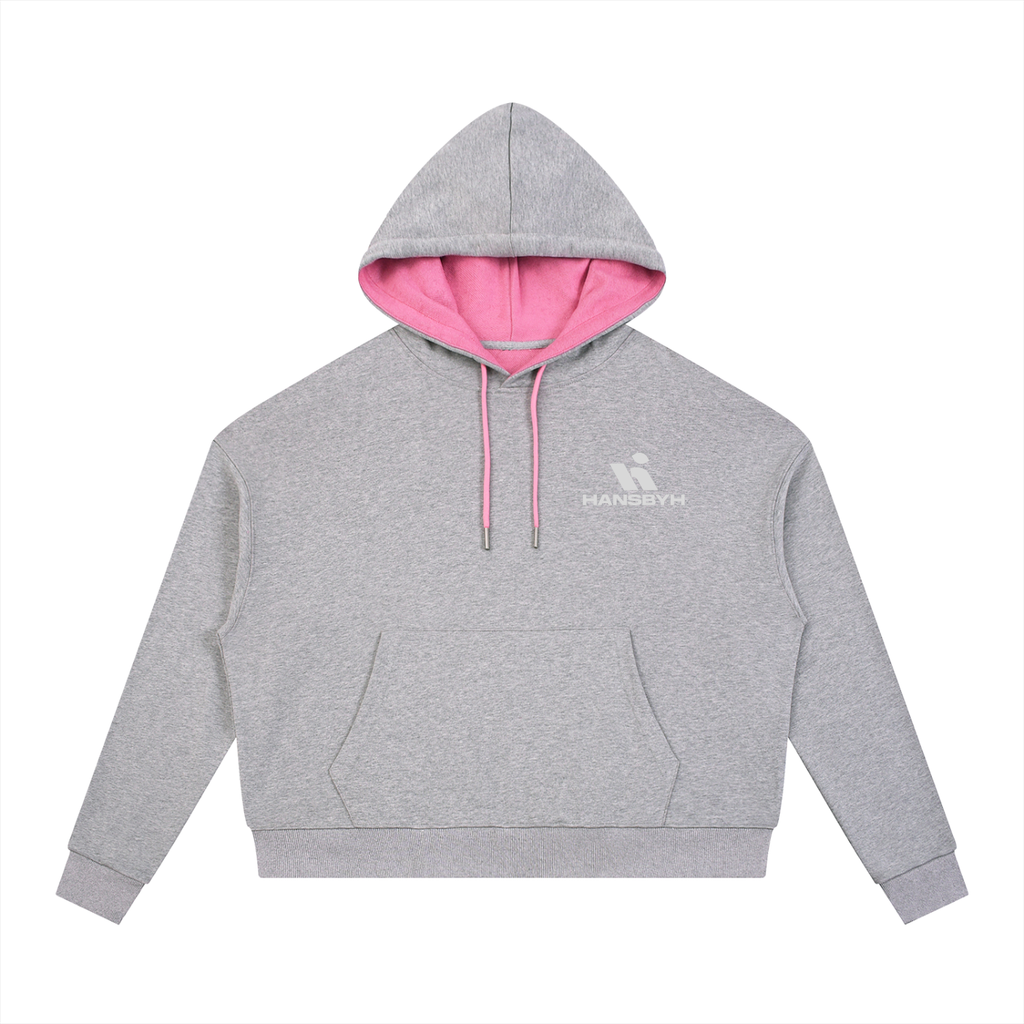 Contrast Drawstring Hoodie