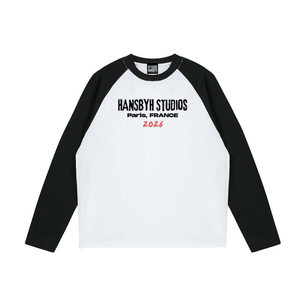 Color-Blocked Raglan Long-Sleeve T-Shirt