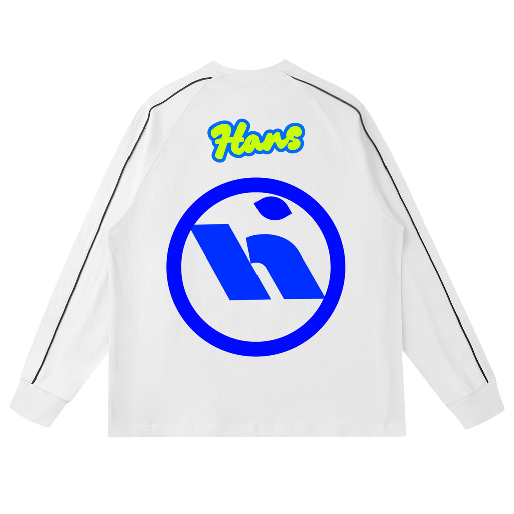 Contrast Panel Raglan Sweatshirt