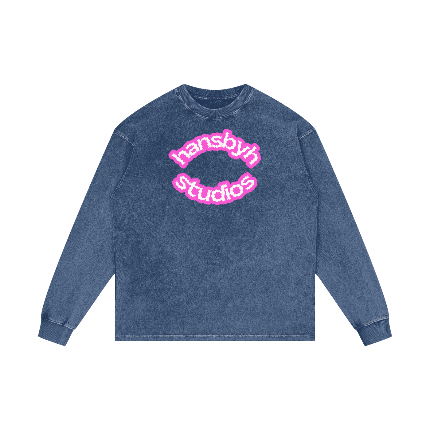 Acid Wash Oversize Long Sleeve T-Shirt