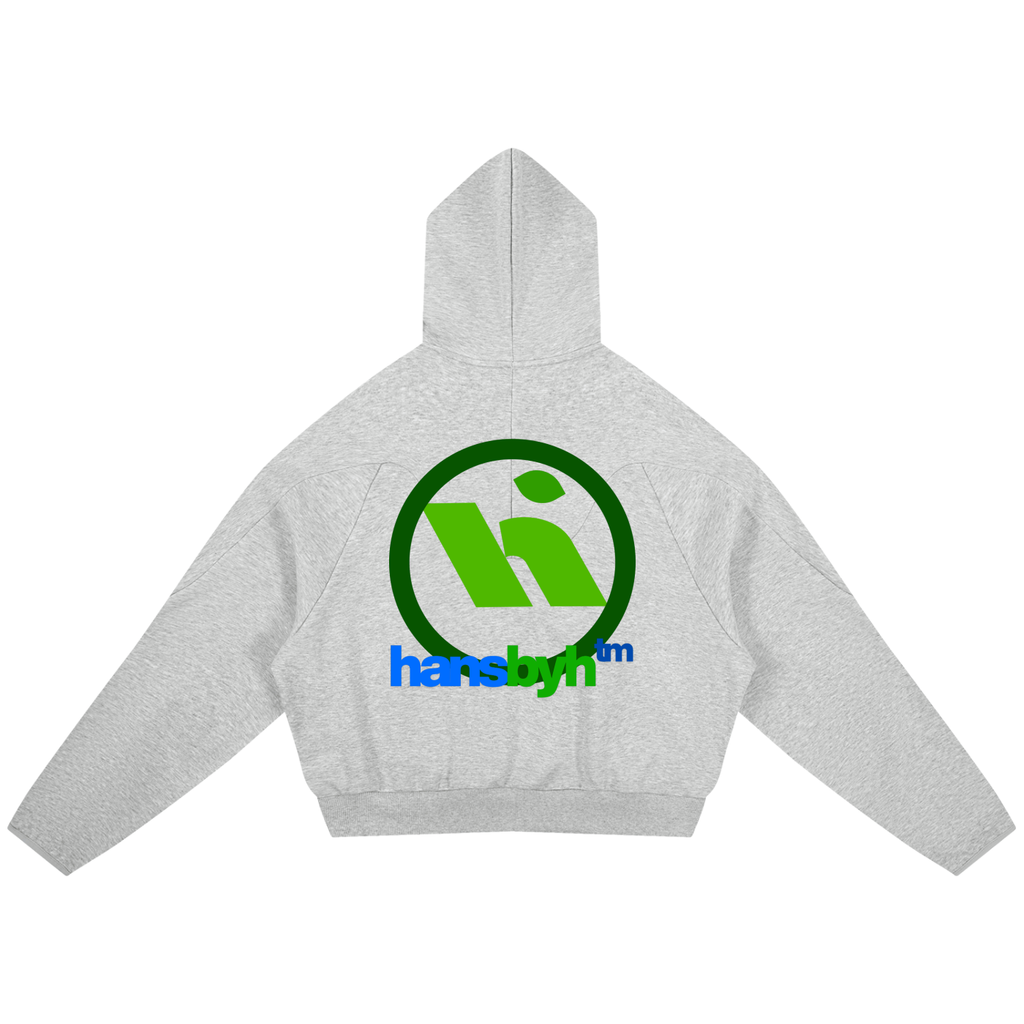 Curved Panel Raglan Hoodie