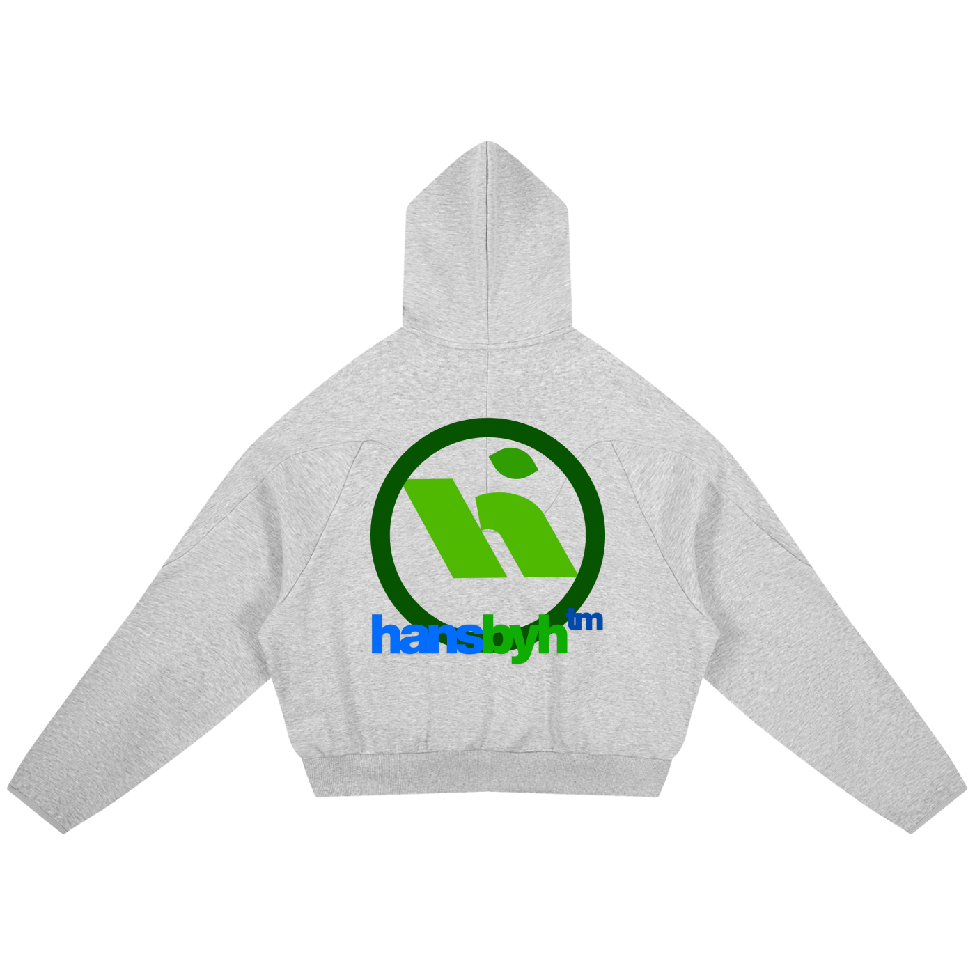 Curved Panel Raglan Hoodie