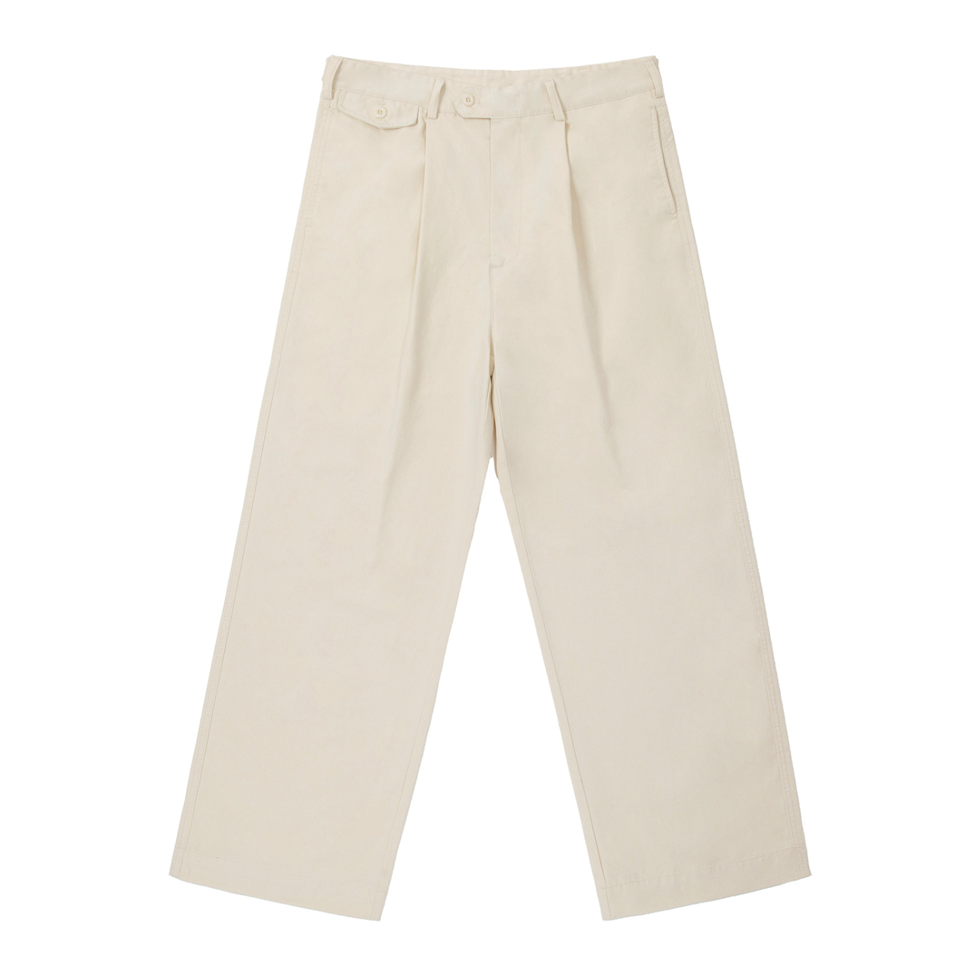 Essential Adjustable Waist Straight-Leg Pants