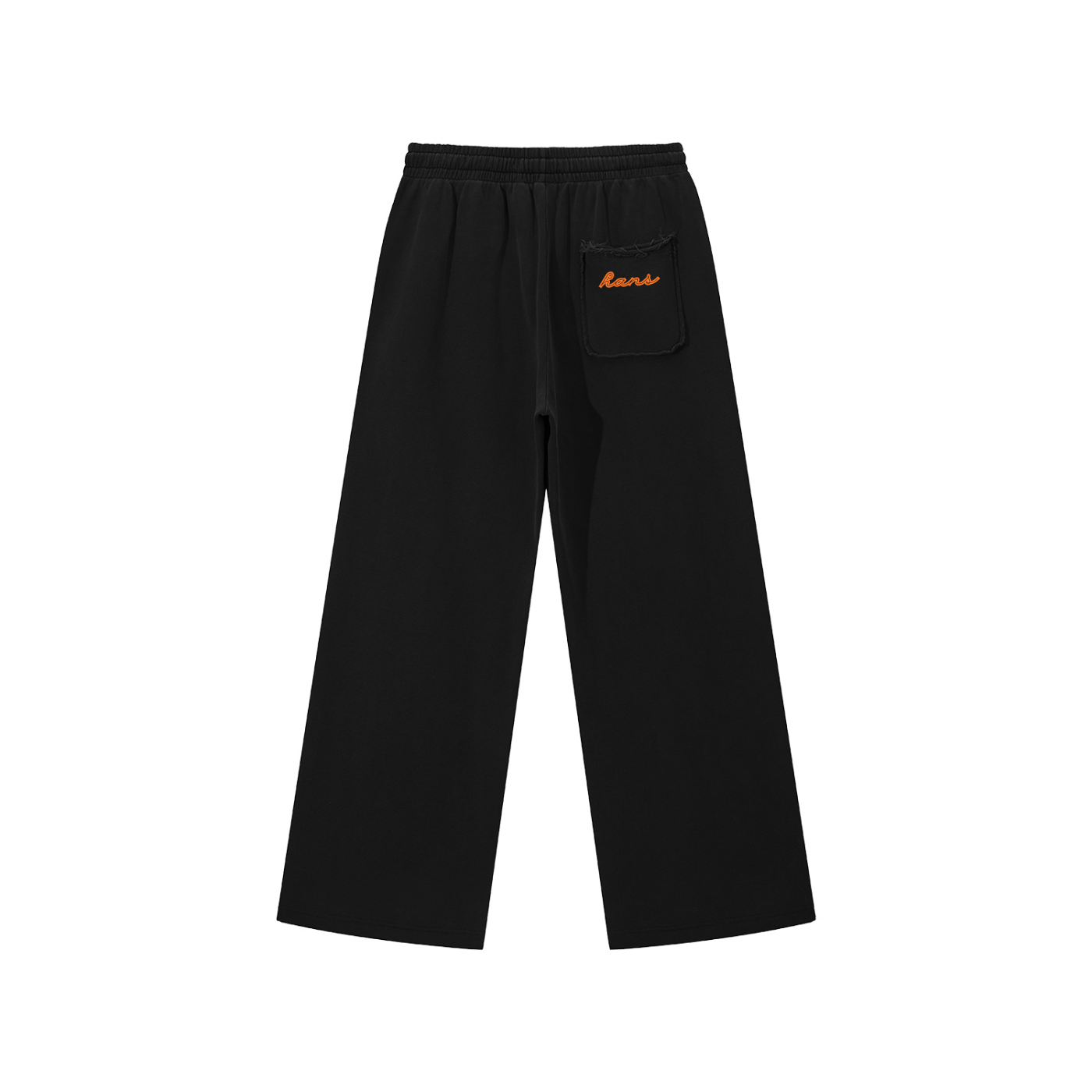 Snow Washed Raw Edge Sweatpants