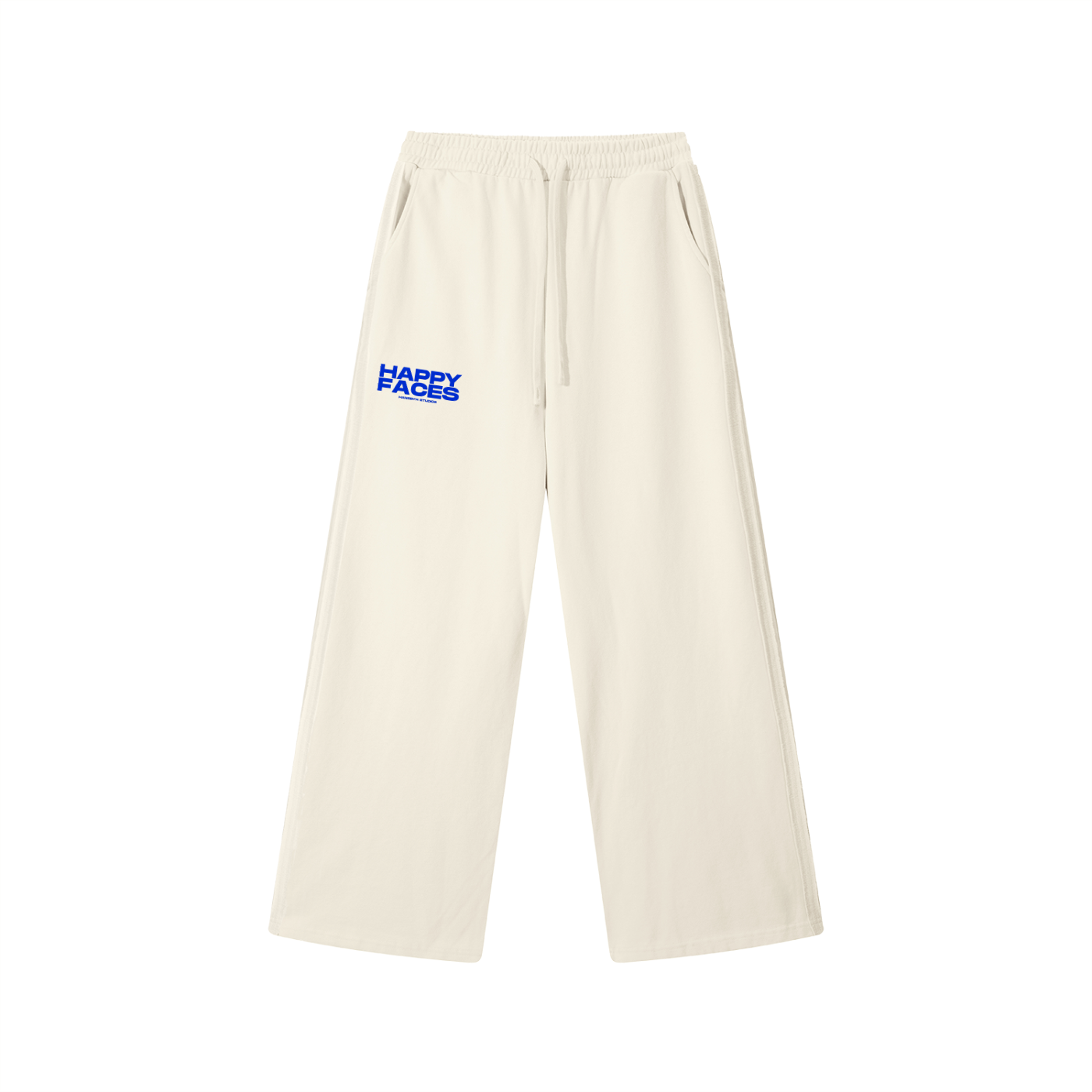 Contrast Tape Straight-Leg Sweatpants