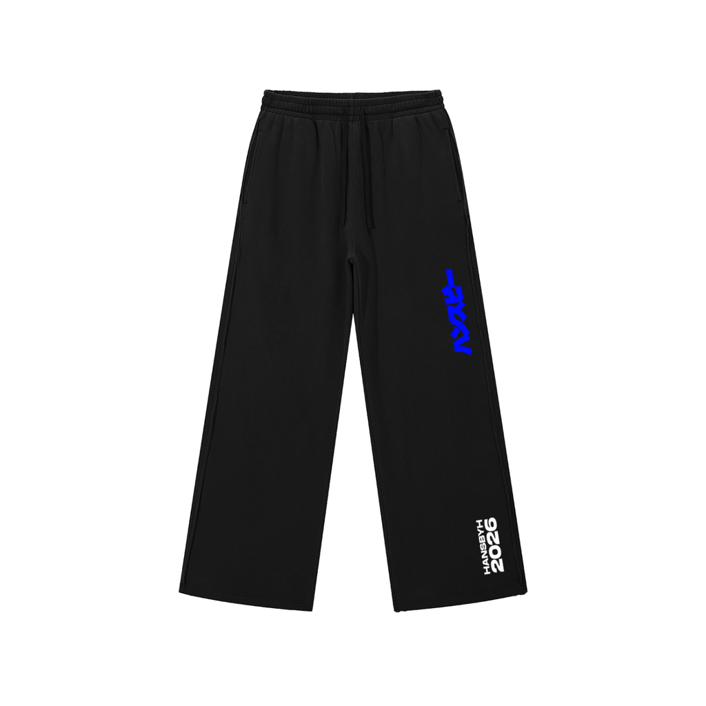 Snow Washed Raw Edge Sweatpants