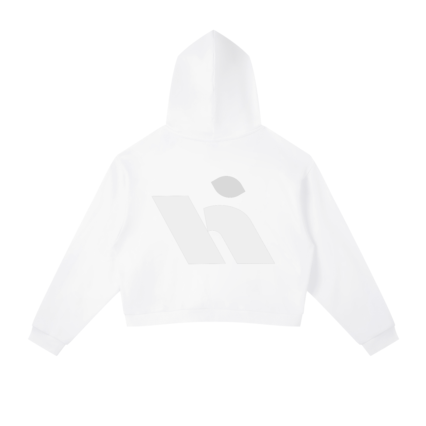 Contrast Side Stripe Cropped Hoodie