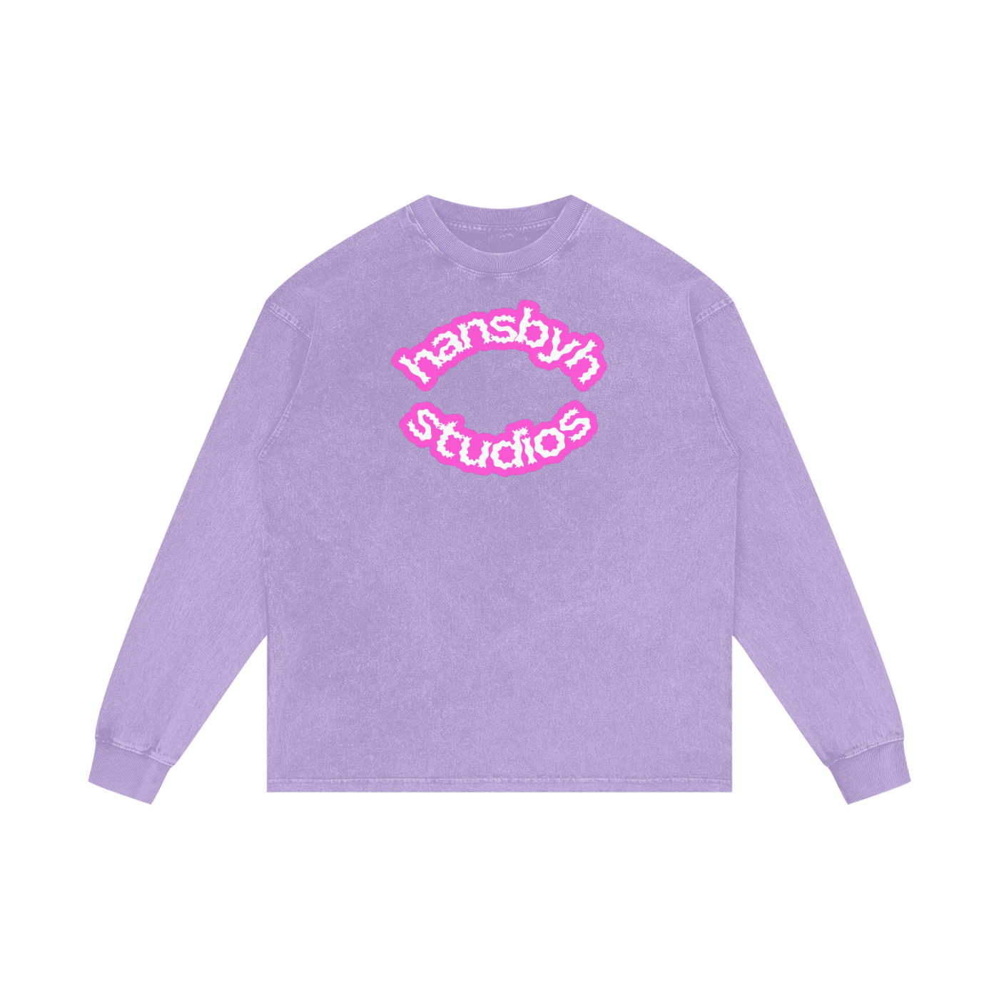 Acid Wash Oversize Long Sleeve T-Shirt