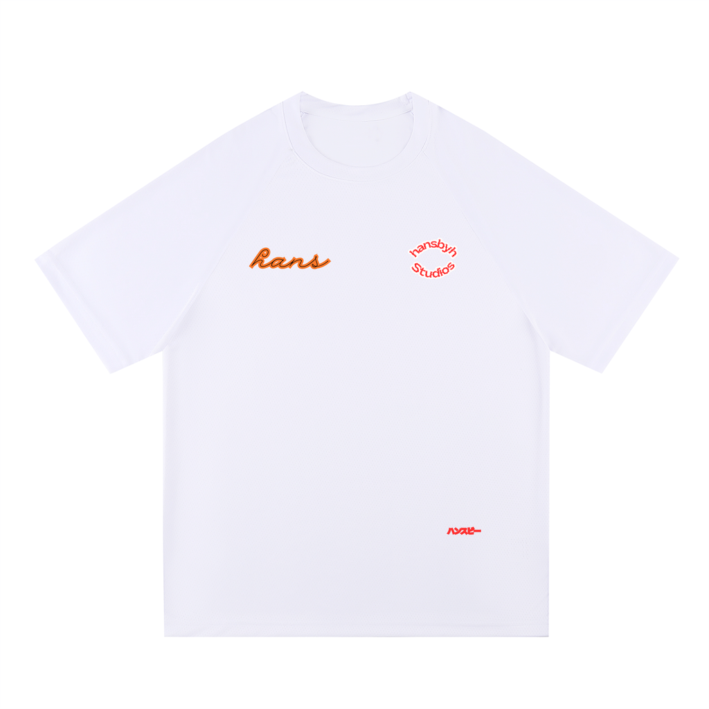 Raglan Sleeve Mesh T-Shirt