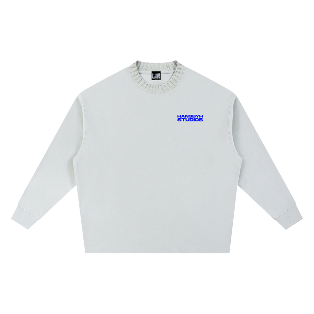 Knitted Round Neck Oversize Sweatshirt