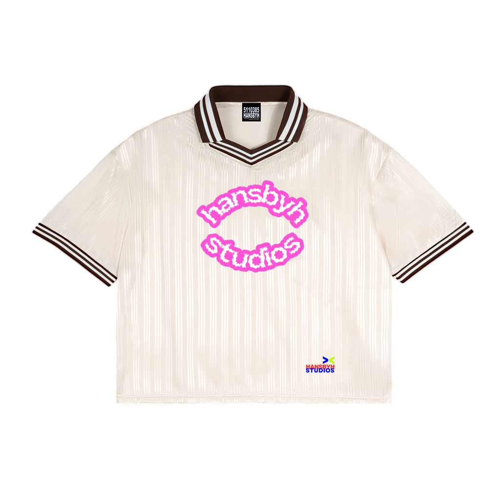 Contrast Stripes Polo Collar T-Shirt