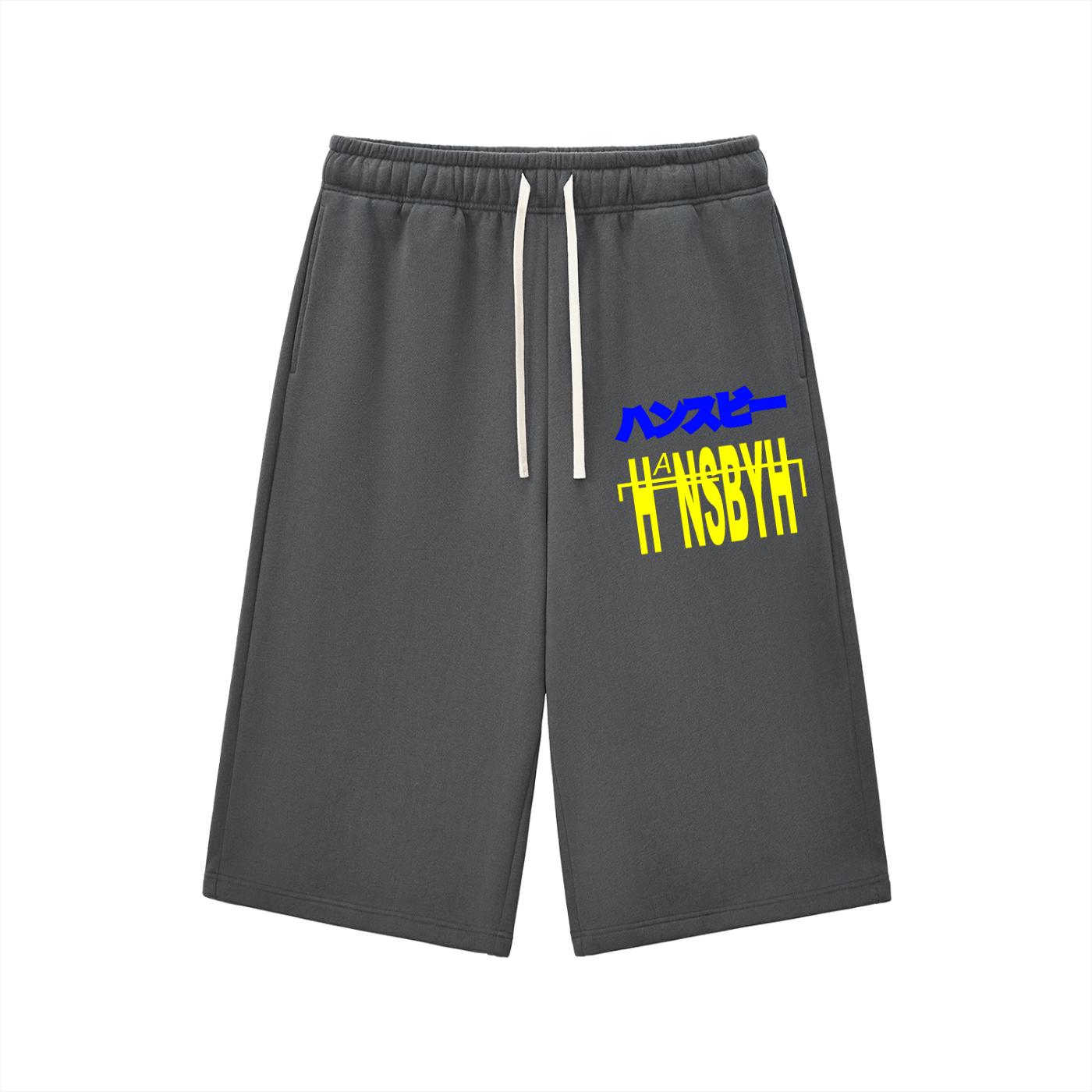 Relaxed Drawstring Three-quarter Sweatpants