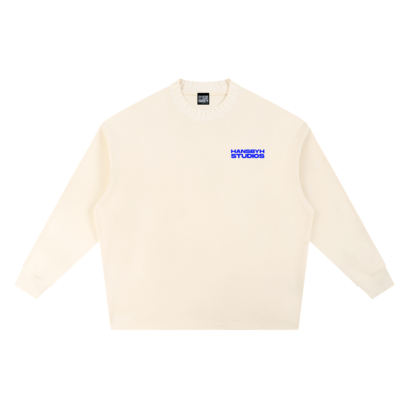 Knitted Round Neck Oversize Sweatshirt