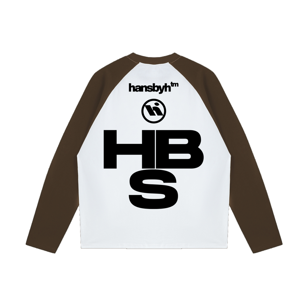 Color-Blocked Raglan Long-Sleeve T-Shirt