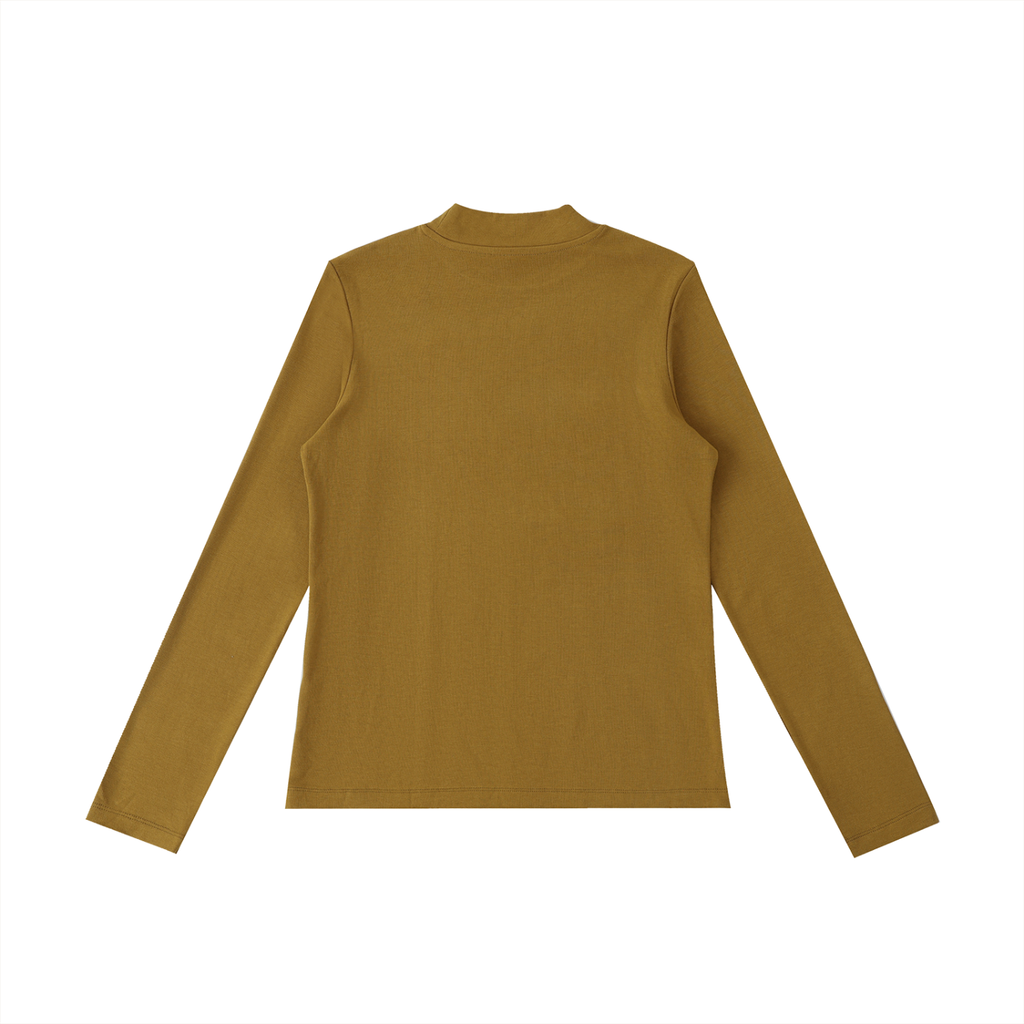 HANSBYH Essential Mock Neck Long Sleeve T-Shirt