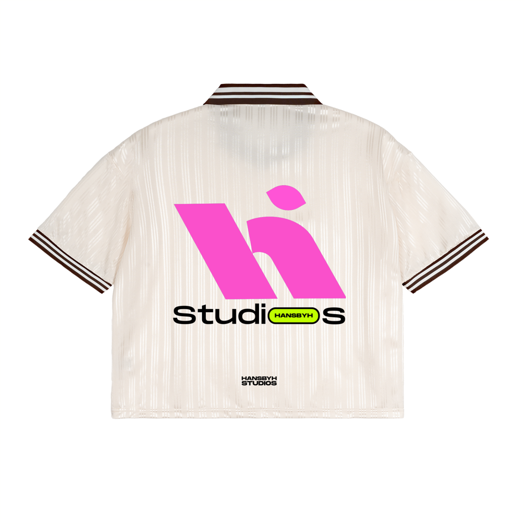 Contrast Stripes Polo Collar T-Shirt