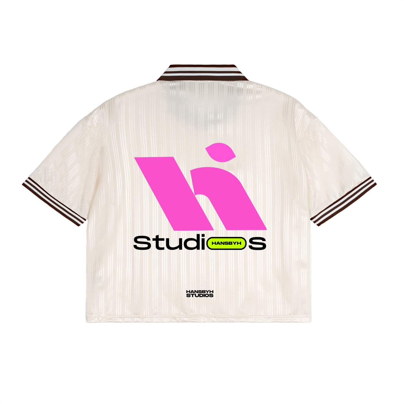 Contrast Stripes Polo Collar T-Shirt