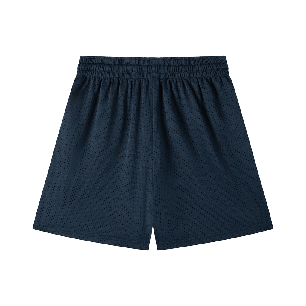 "HANSBYH" Mesh Drawstring Shorts