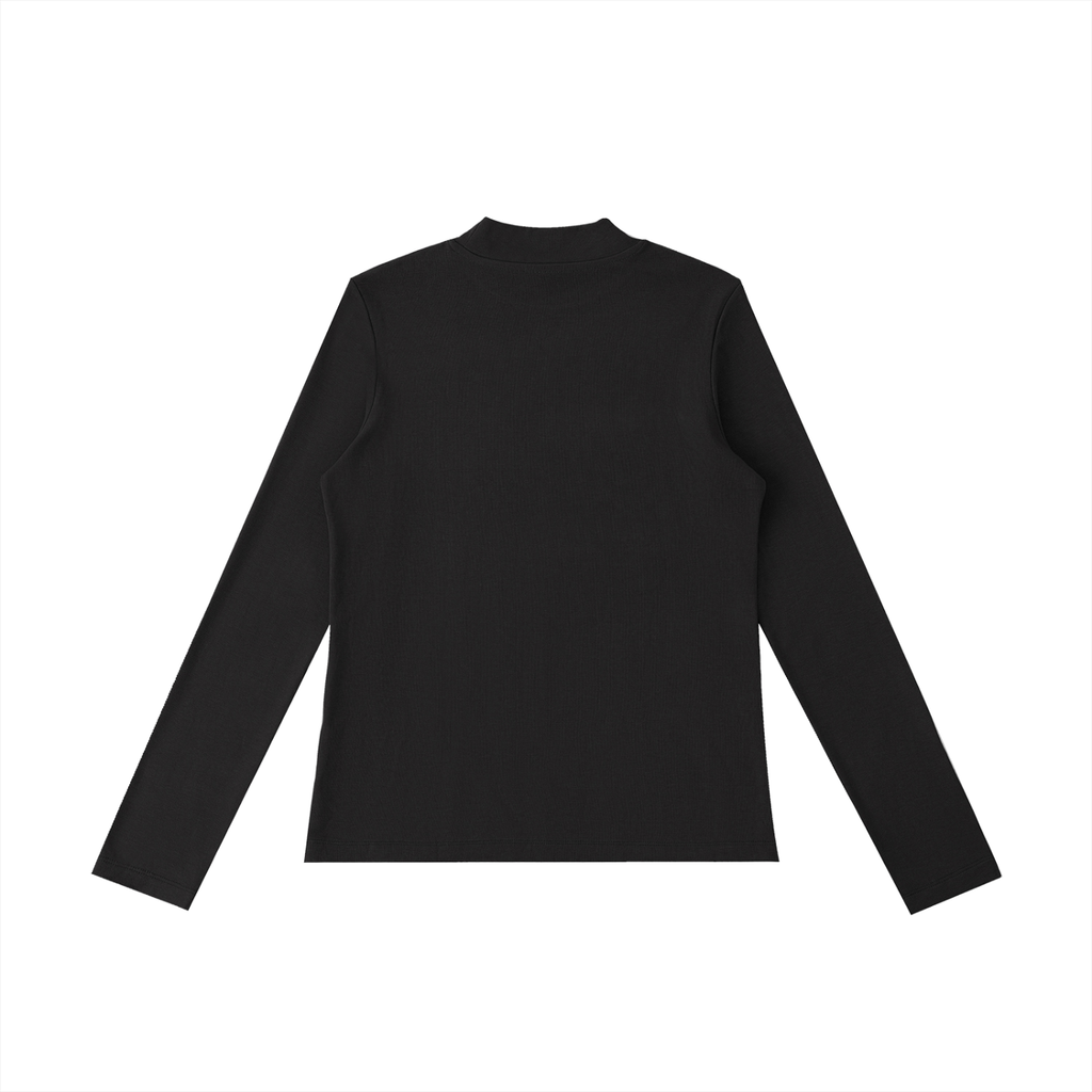 HANSBYH Essential Mock Neck Long Sleeve T-Shirt