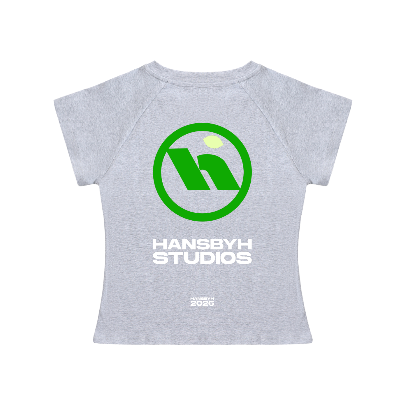 Solid Color Raglan Sleeve Crop Top