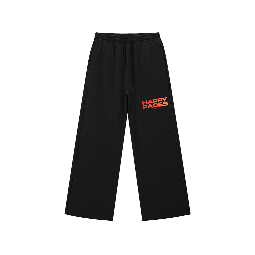 Snow Washed Raw Edge Sweatpants