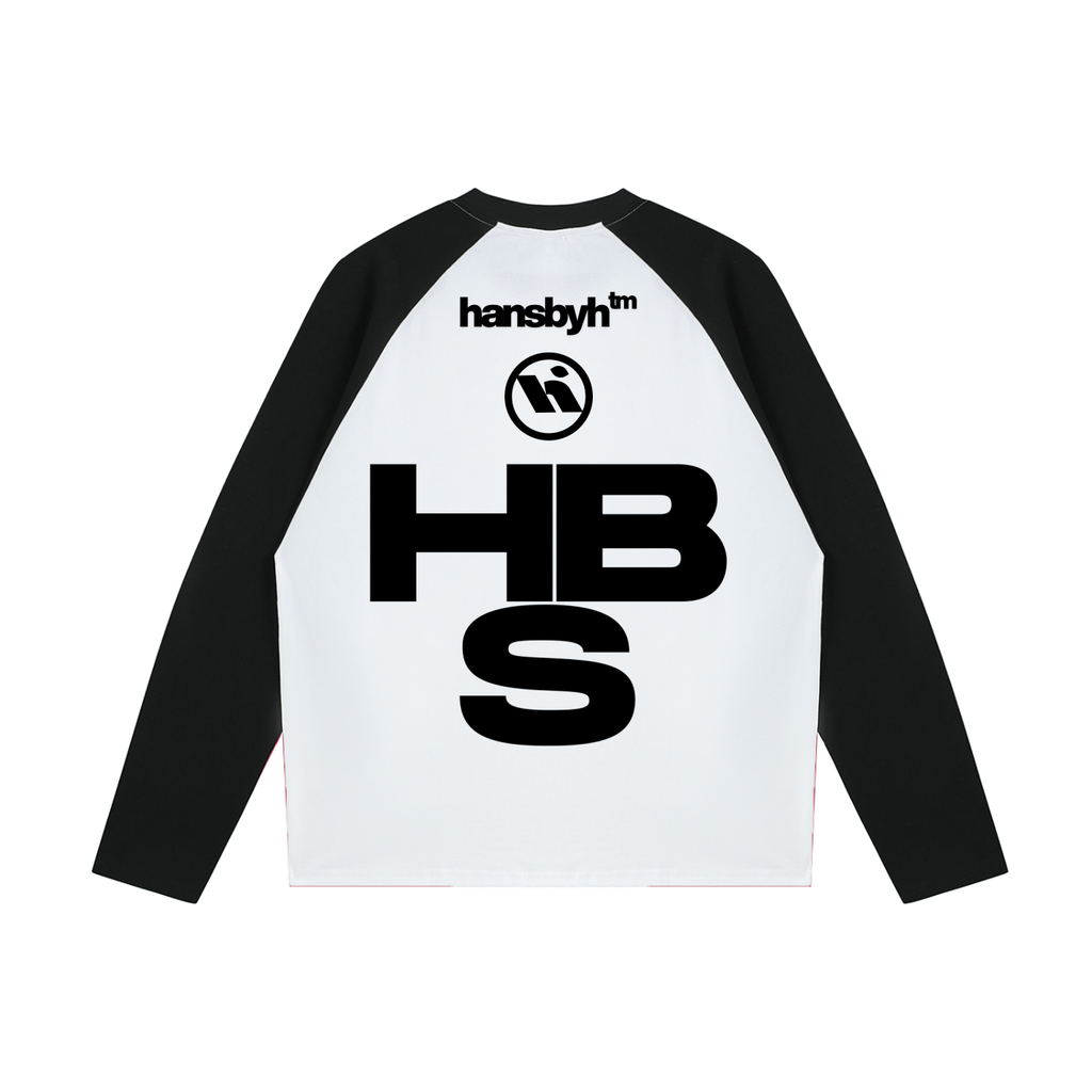 Color-Blocked Raglan Long-Sleeve T-Shirt