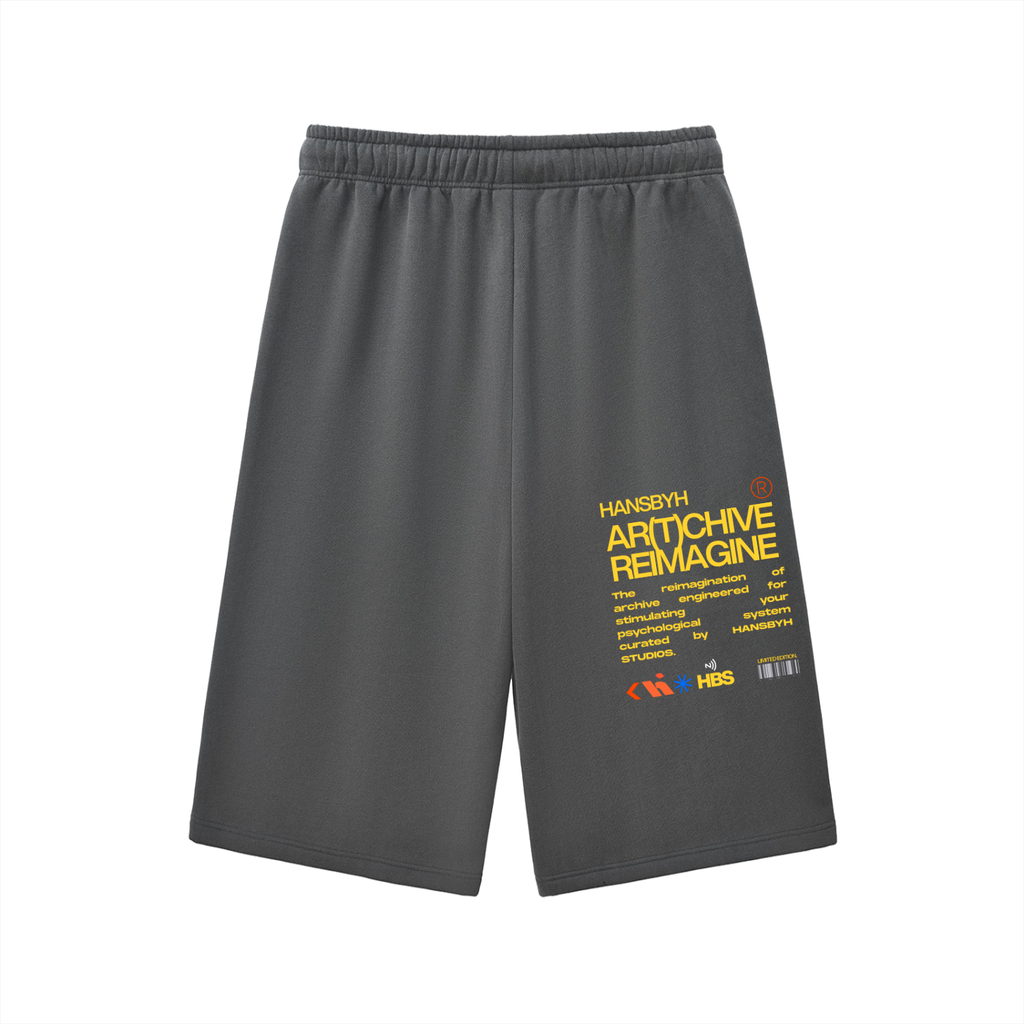 Relaxed Drawstring Three-quarter Sweatpants