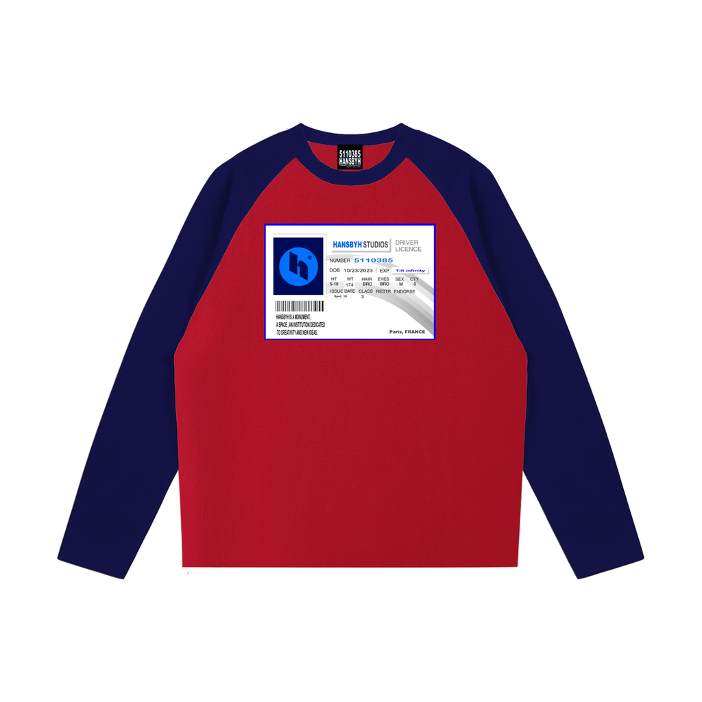 Color-Blocked Raglan Long-Sleeve T-Shirt