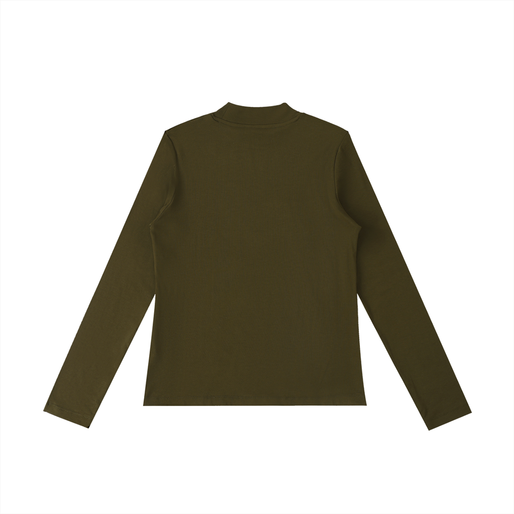 HANSBYH Essential Mock Neck Long Sleeve T-Shirt