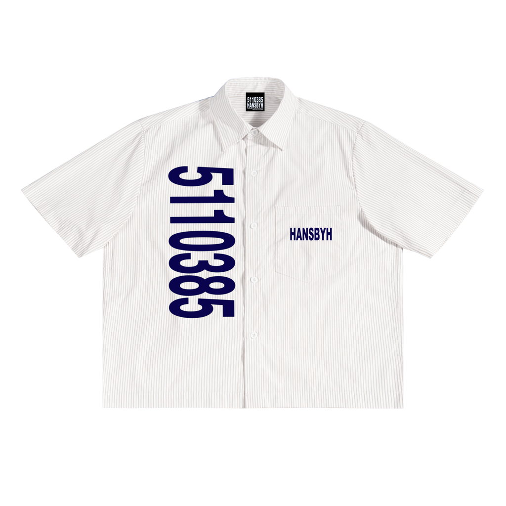 Oversized Vertical Stripe Boxy Shirt