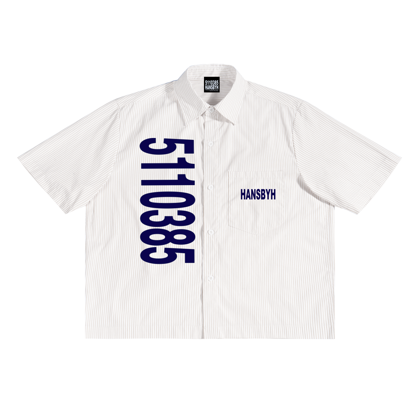 Oversized Vertical Stripe Boxy Shirt