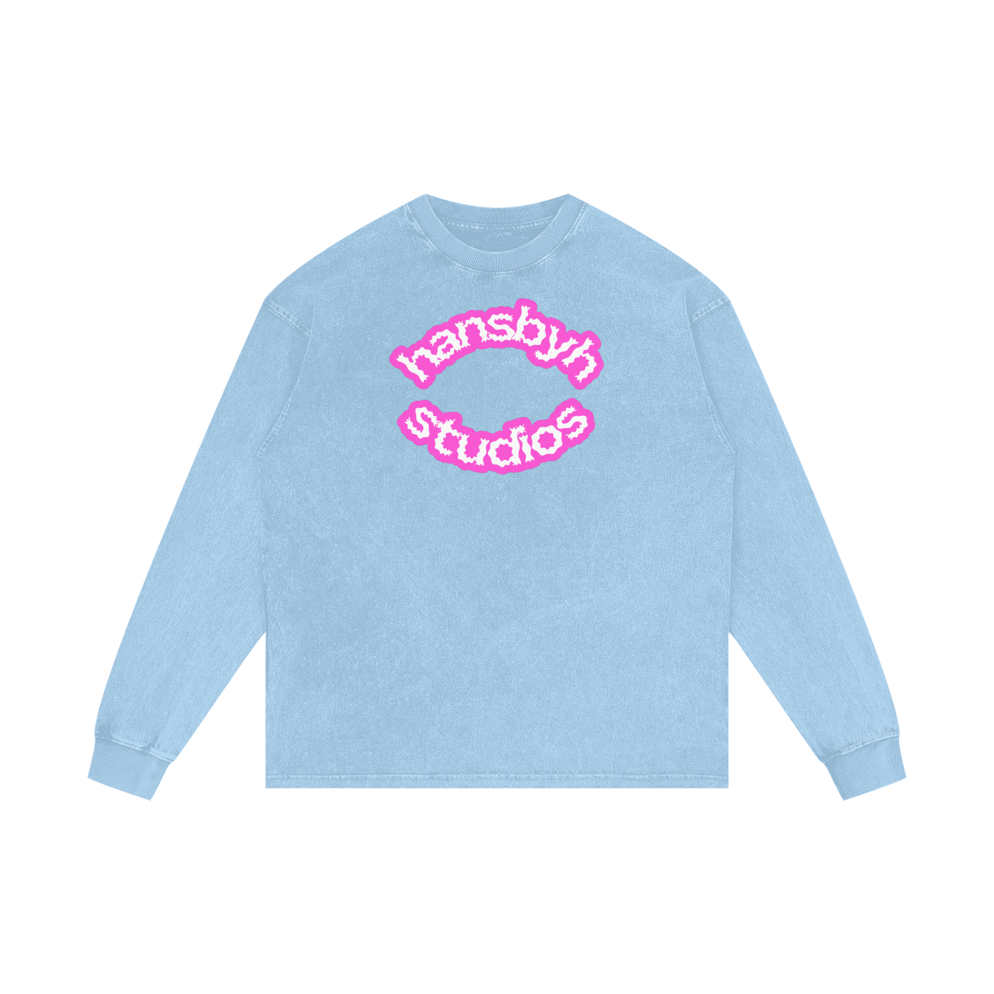 Acid Wash Oversize Long Sleeve T-Shirt