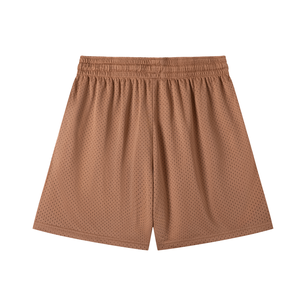 "HANSBYH" Mesh Drawstring Shorts