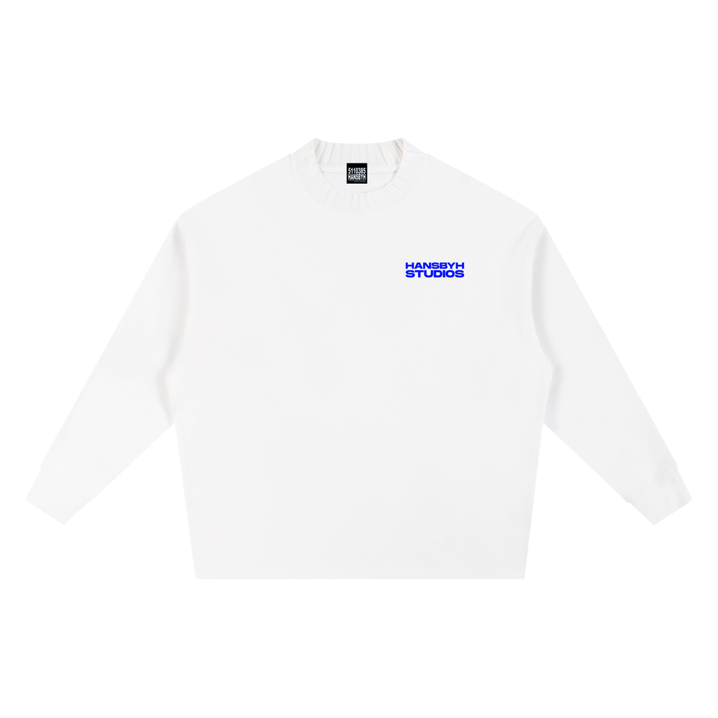 Knitted Round Neck Oversize Sweatshirt