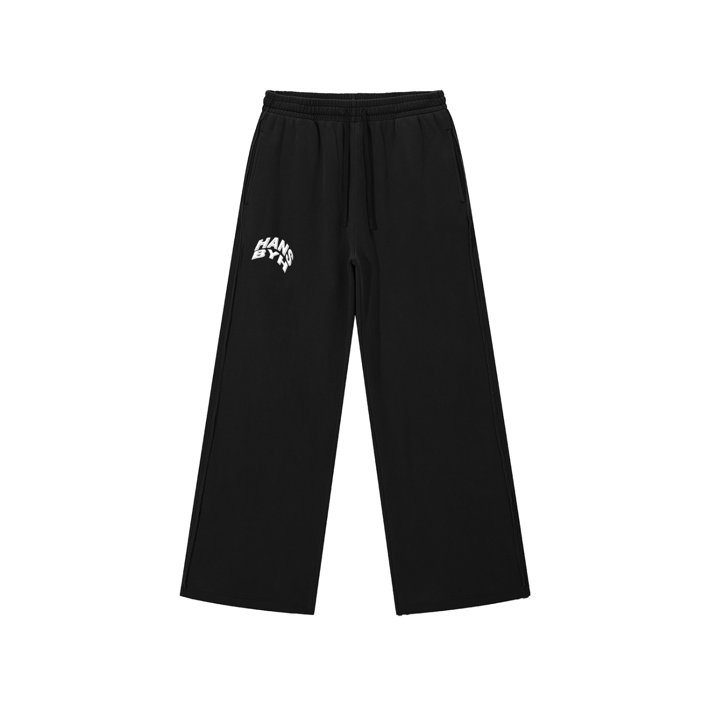 Snow Washed Raw Edge Sweatpants