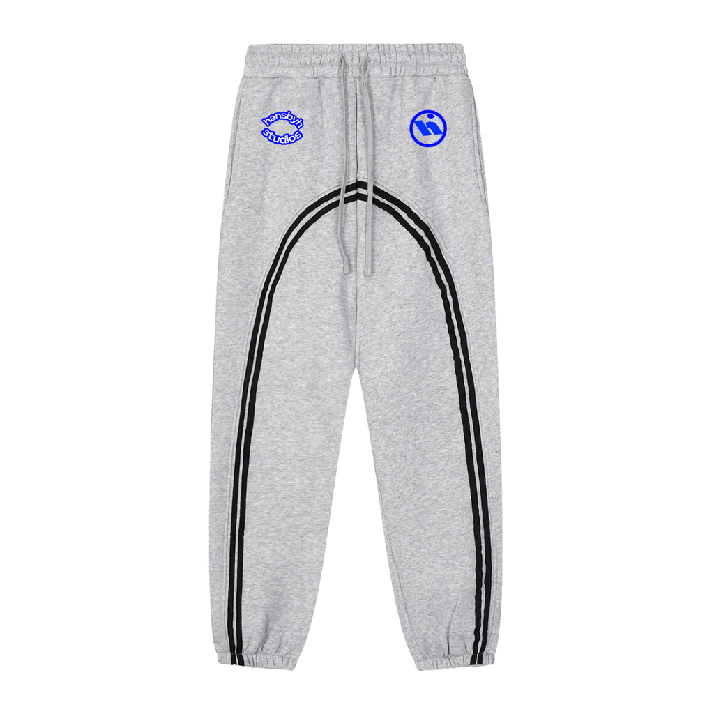 Sun Fade Contrast Tape Fleece Jogged Sweatpants