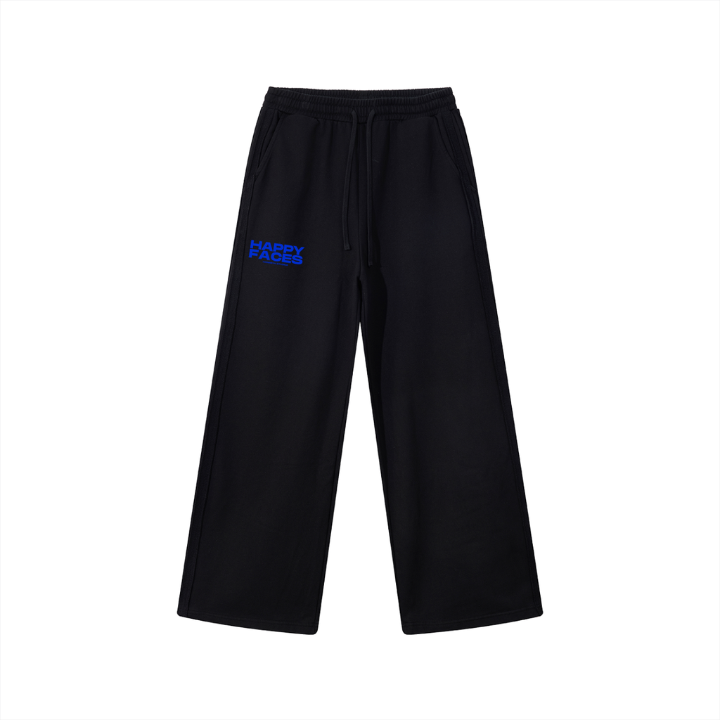 Contrast Tape Straight-Leg Sweatpants