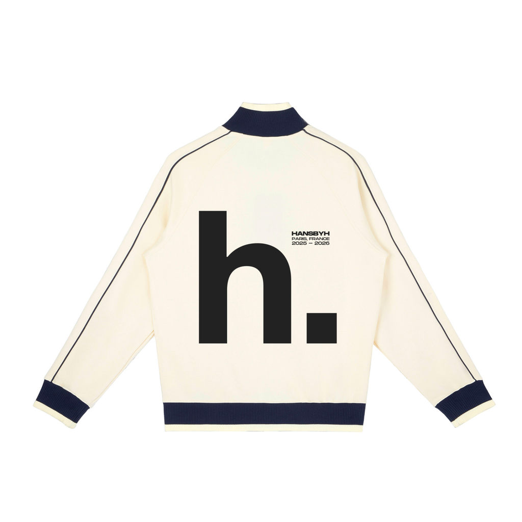 Color Block Raglan Sleeve Zip Track Jacket