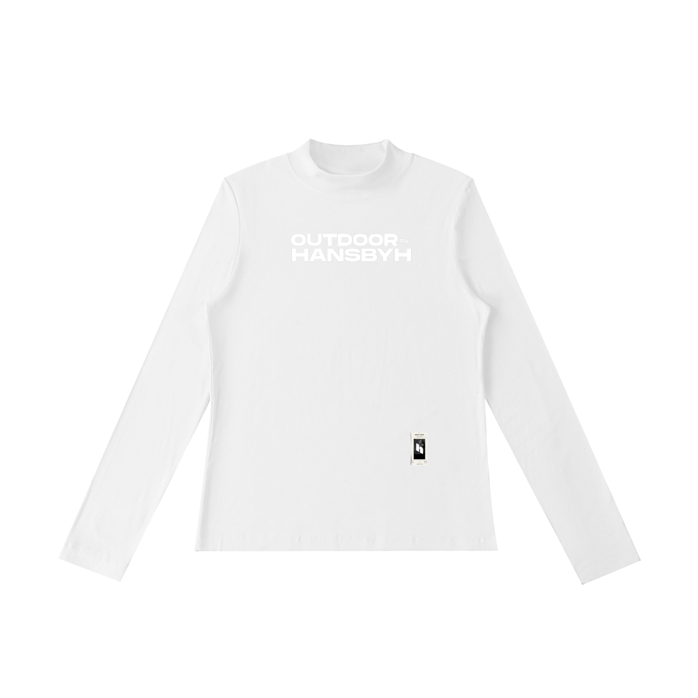 HANSBYH Essential Mock Neck Long Sleeve T-Shirt