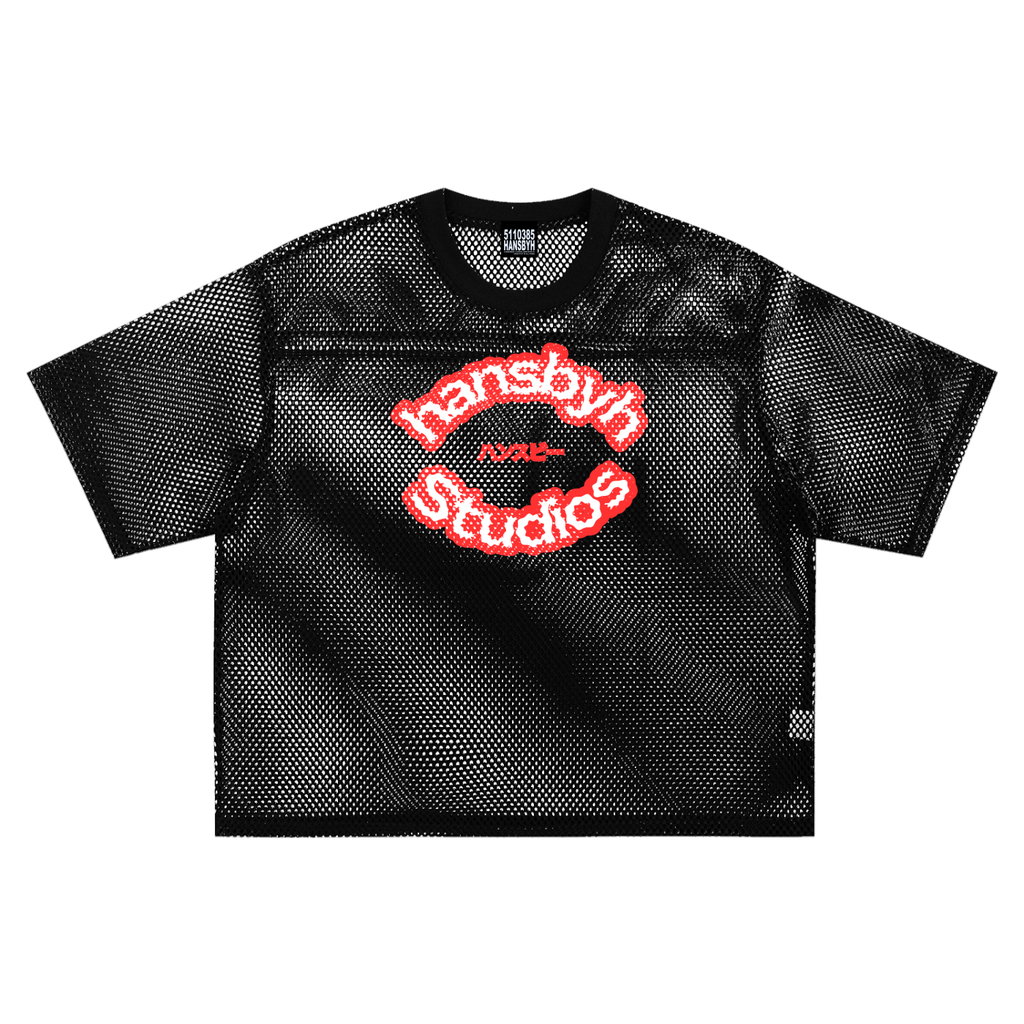 See-through Boxy Net T-Shirt