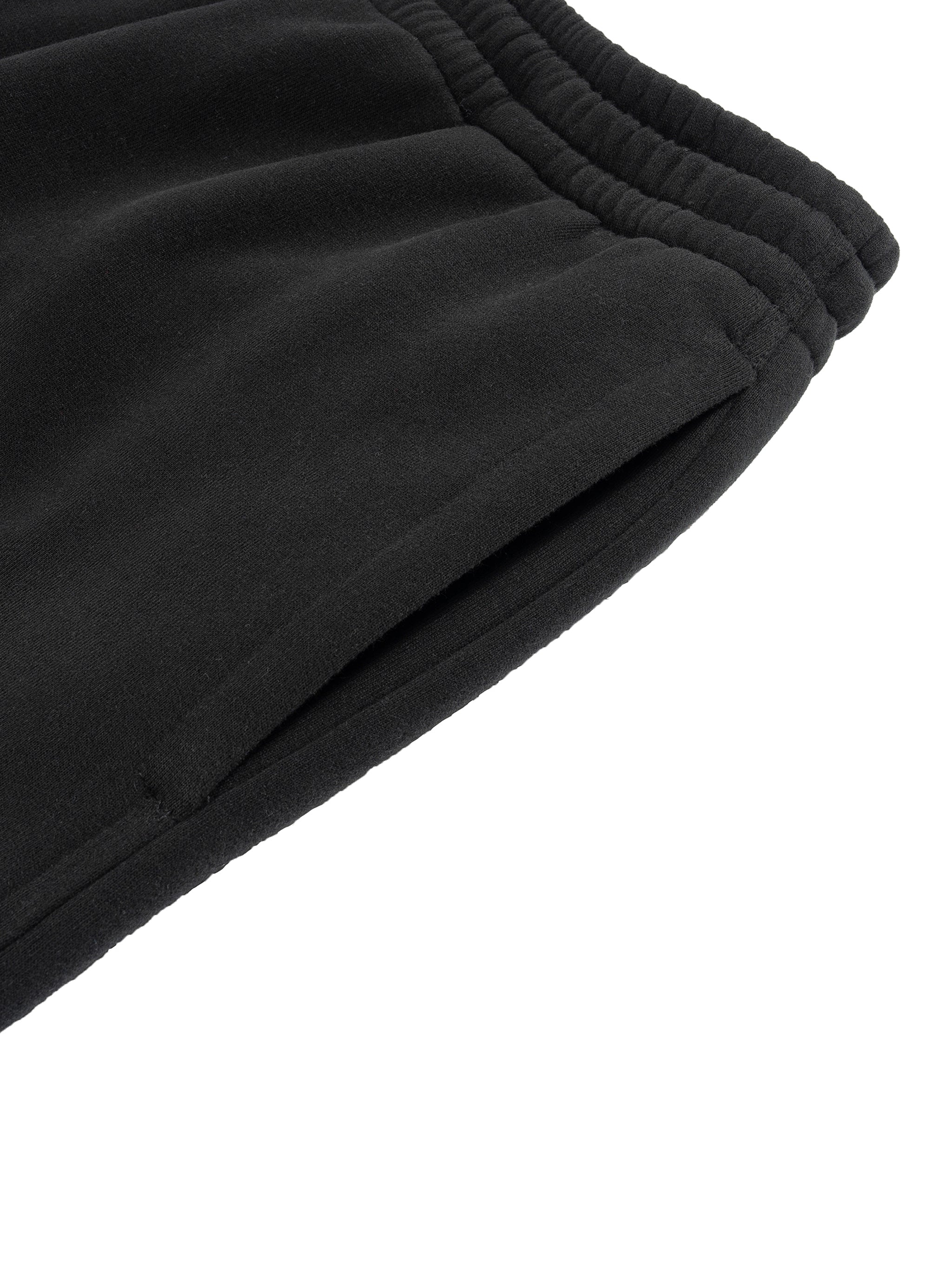Fleece Drawstring Straight-Leg Sweatpants 2